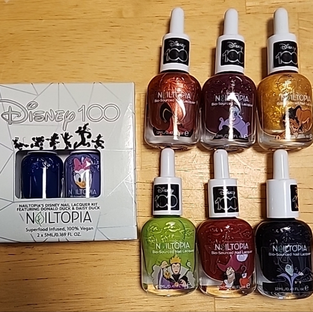 Disney Nailtopia Colorful Lacquer Collection Set Of 8
